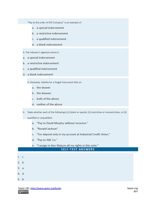 Business Law and the Legal Environment - Page 837